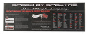 Spectre 05-09 Ford Mustang GT V8-4.6L F/I Air Intake Kit - Polished w/Red Filter Spectre Cold Air Intakes