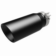 MagnaFlow Tip Stainless Black Coated Single Double Round Single Outlet 5in Dia 4in Inlet 13in L Magnaflow Catalytic Converter Universal