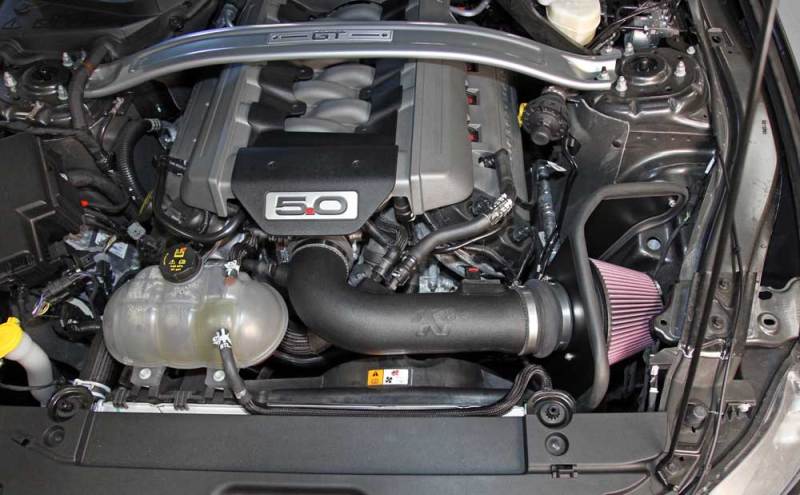 K&N 2015 Ford Mustang GT 5.0L V8 F/I Performance Intake Kit K&N Engineering Cold Air Intakes