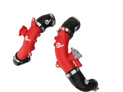 aFe 2022 Toyota Land Cruiser (J300) V6-3.5L (tt) BladeRunner 2.5in Aluminum Hot Charge Pipe - Red aFe Intercoolers