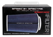 Spectre Adjustable Conical Air Filter 9-1/2in. Tall (Fits 3in. / 3-1/2in. / 4in. Tubes) - Blue Spectre Air Filters - Universal Fit