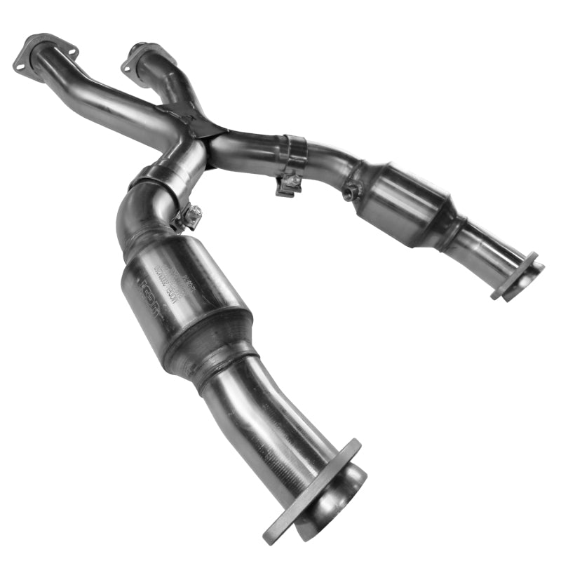 Kooks 99-04 Ford Mustang GT / Cobra 2 1/2in In x 2 1/2in OEM Out Cat SS X Pipe Kooks HDR Req Kooks Headers X Pipes