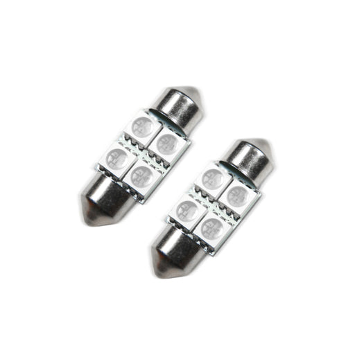Oracle 33MM 4 LED 3-Chip Festoon Bulbs (Pair) - Blue ORACLE Lighting Bulbs