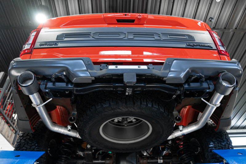 MBRP 2021+ Ford F-150 Raptor Axle-Back Dual Rear Exit T304 Performance Exhaust Sys MBRP Axle Back