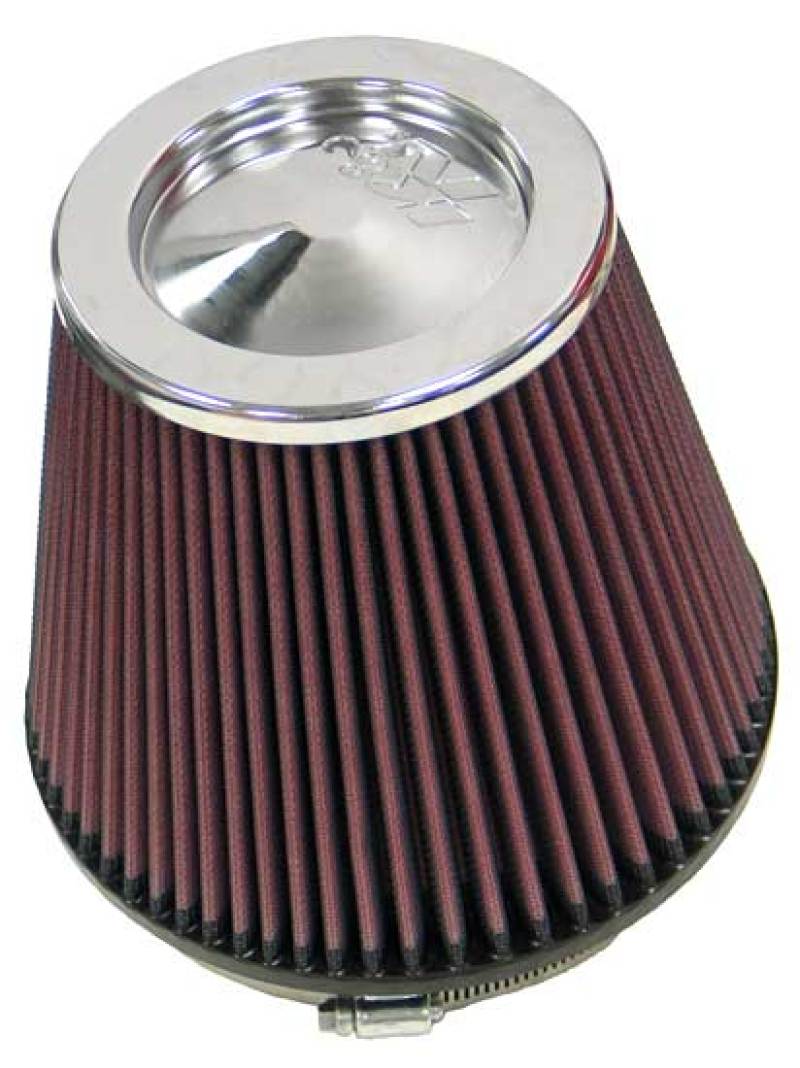 K&N Round Tapered Universal Air Filter 6in Flange ID x 7.5in Base OD x 5in Top OD x 6.5in Height K&N Engineering Air Filters - Universal Fit