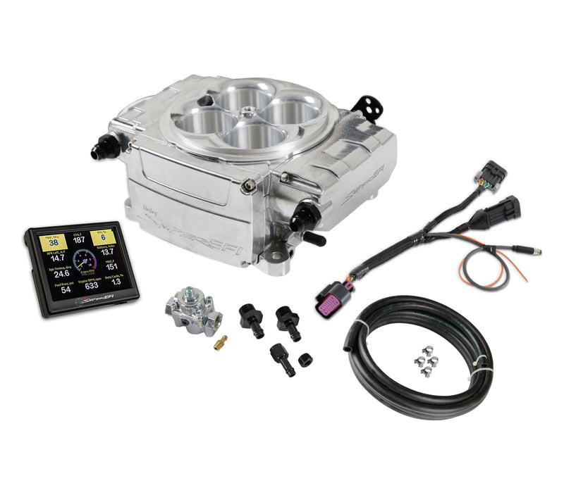 Sniper 2 EFI Upgrade Kit w/ Regulator - Polished Holley EFI Autoparts