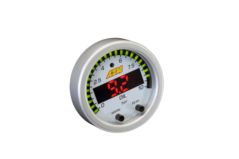 AEM X-Series 0-150 Oil Pressure Gauge Kit AEM Gauges
