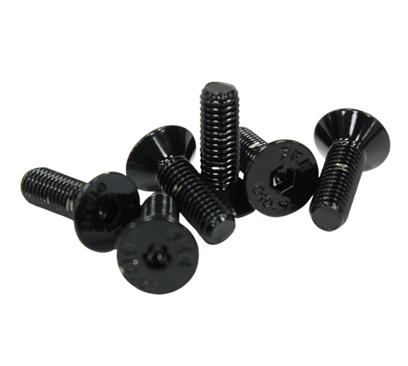 NRG Steering Wheel Screw Upgrade Kit (Conical) - Black NRG Steering Wheels