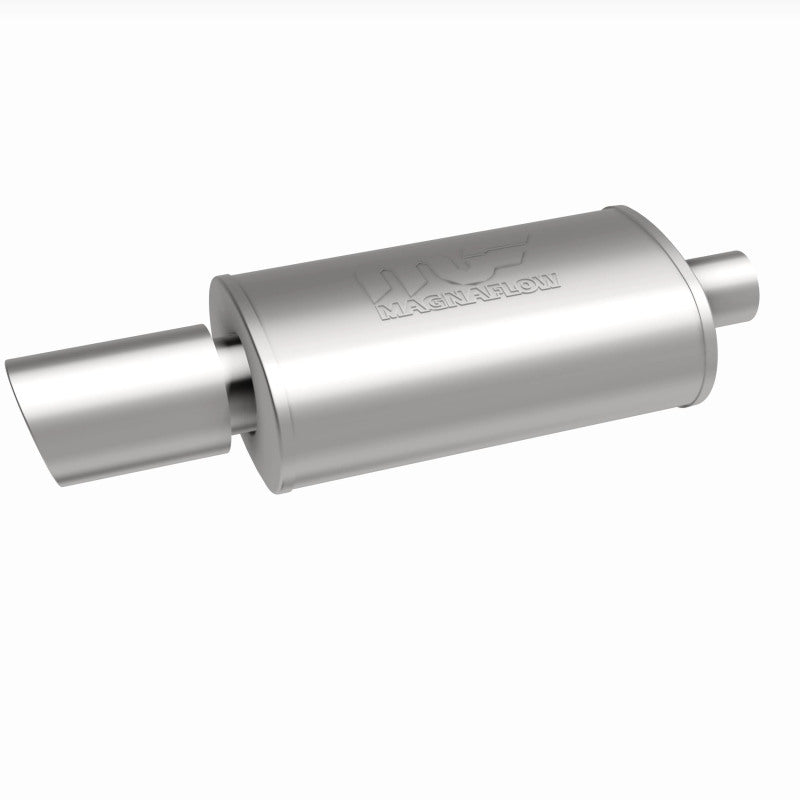 MagnaFlow Muffler W/Tip Mag SS 14X5X8 2.25/4. Magnaflow Muffler