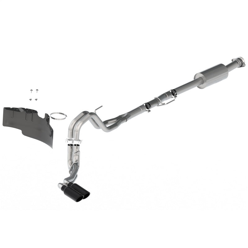 Ford Racing 21-22 F-150 2.7L/3.5L/5.0L Side Exit Extreme Exhaust - Black Tips Ford Racing Catback