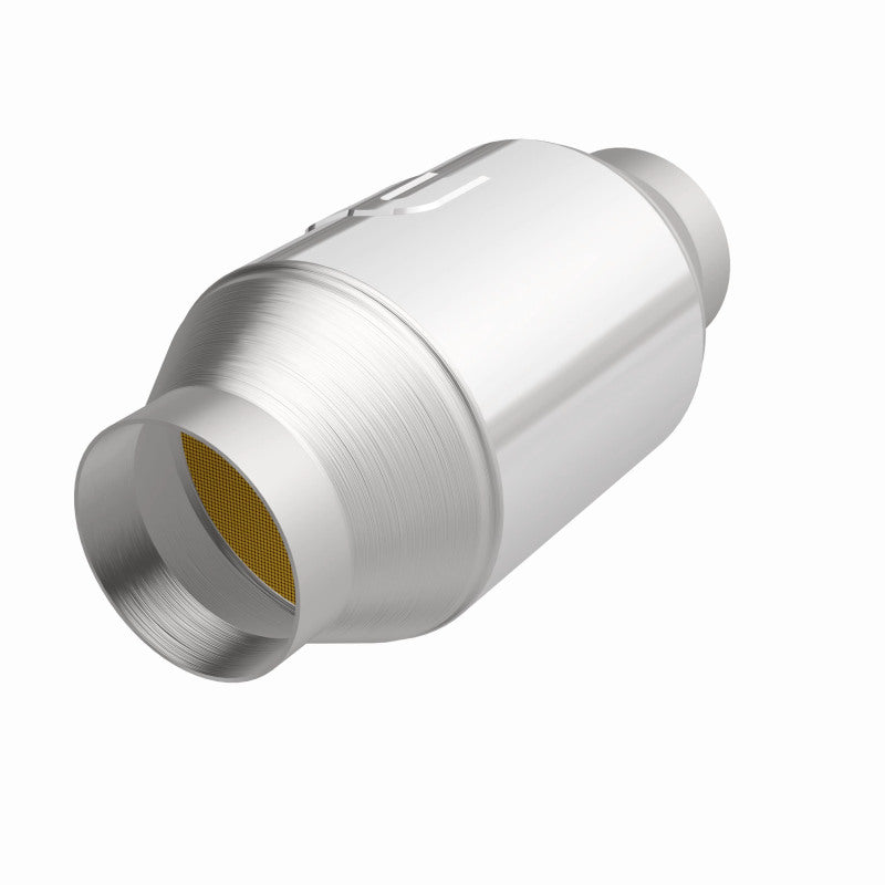 MagnaFlow Premium High Flow Metallic Converter 4in OD - 2.5in In / 2.5in Out Magnaflow Catalytic Converter Universal