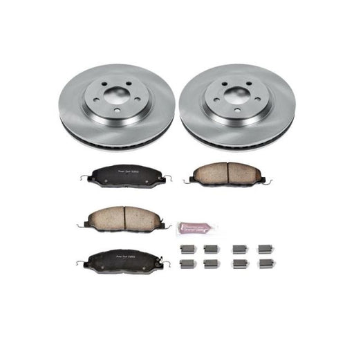 Power Stop 11-14 Ford Mustang Front Autospecialty Brake Kit PowerStop Brake Kits - OE