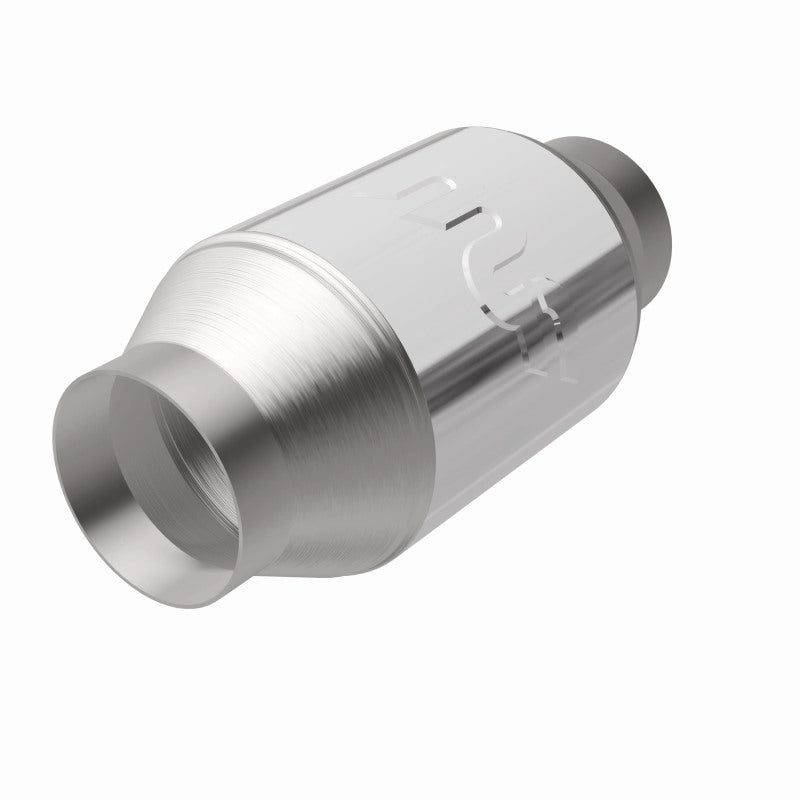 MagnaFlow Premium High Flow Metallic Converter 4in OD - 2.5in In / 2.5in Out Magnaflow Catalytic Converter Universal