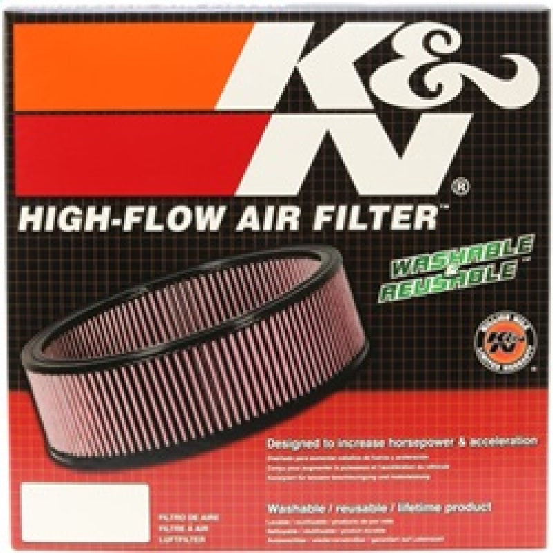 K&N Replacement Air Filter FORD CARS & TRUCKS L4,L6, 1968-86 K&N Engineering Air Filters - Drop In