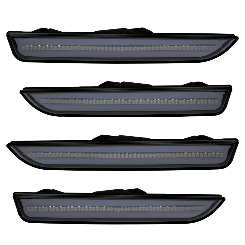 Oracle 10-14 Ford Mustang Concept Sidemarker Set - Tinted - No Paint ORACLE Lighting Light Strip LED