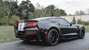 Corsa 2015-2019 Chevrolet Corvette C7 Z06 6.2L 2.75in Xtreme Axle-Back w/ Dual NPP & Quad Black Tips CORSA Performance Axle Back
