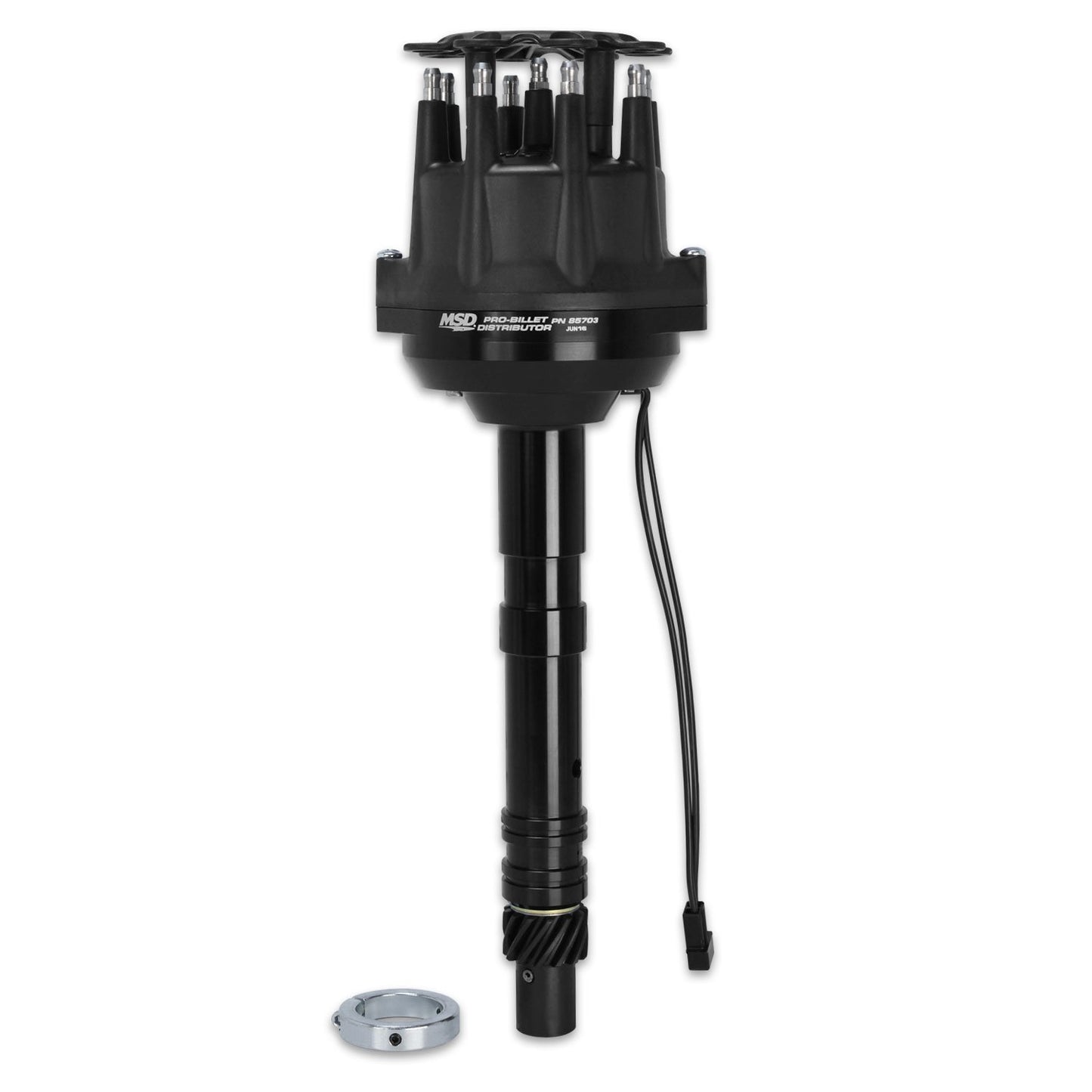 MSD Black Small Diameter Chevy V8 Pro-Billet Distributor