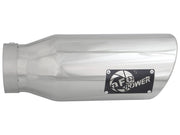 aFe Diesel Exhaust Tip Bolt On Polished 4in Inlet x 6in Outlet x 15in Long aFe Catback