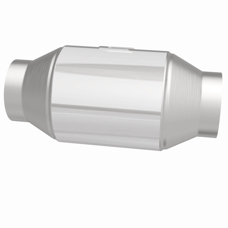 MagnaFlow Premium High Flow Metallic Converter 4in OD - 2.5in In / 2.5in Out Magnaflow Catalytic Converter Universal