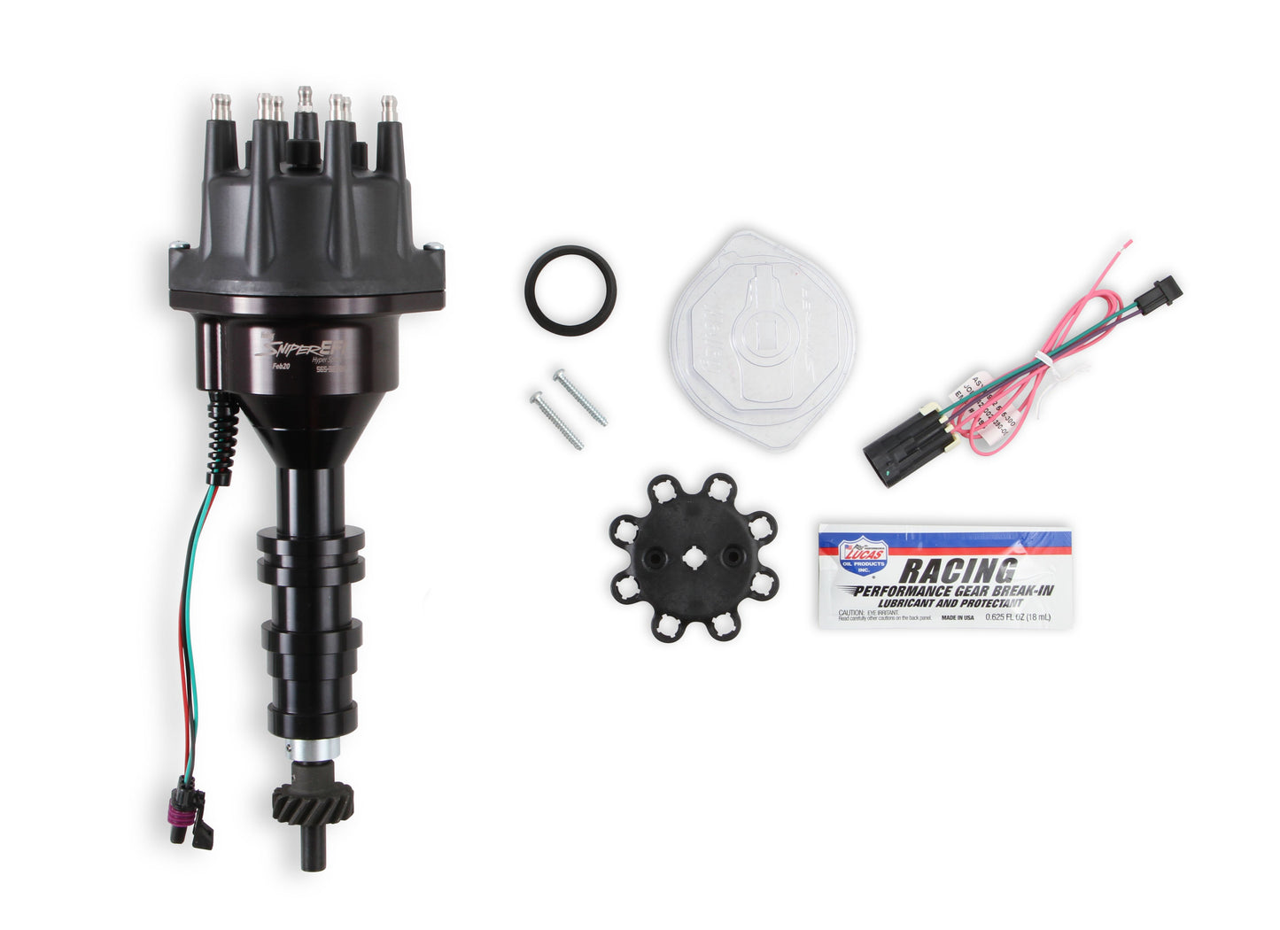 Sniper EFI HyperSpark Distributor - Ford FE - Black