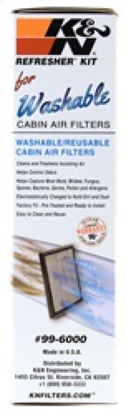 K&N Cabin Filter Cleaning Kit K&N Engineering Recharge Kits