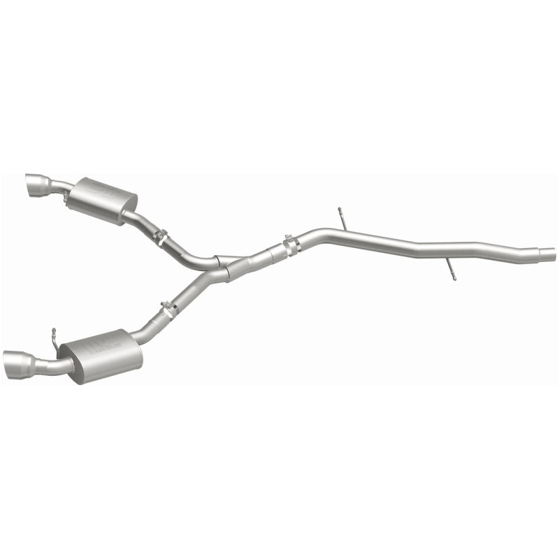 MagnaFlow 18-19 Audi A5 Dual Exit Polished Stainless CatBack Exhaust - 3in Main Piping Diameter