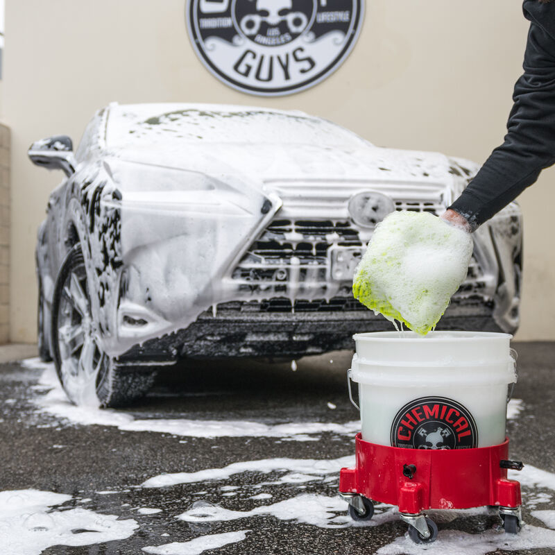 Chemical Guys Creeper Professional Bucket Dolly - Red (P1) Chemical Guys Wash Buckets