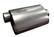 Kooks 3in Oval Center/Offset Muffler 12in Long Body Stainless Steel Kooks Headers Muffler