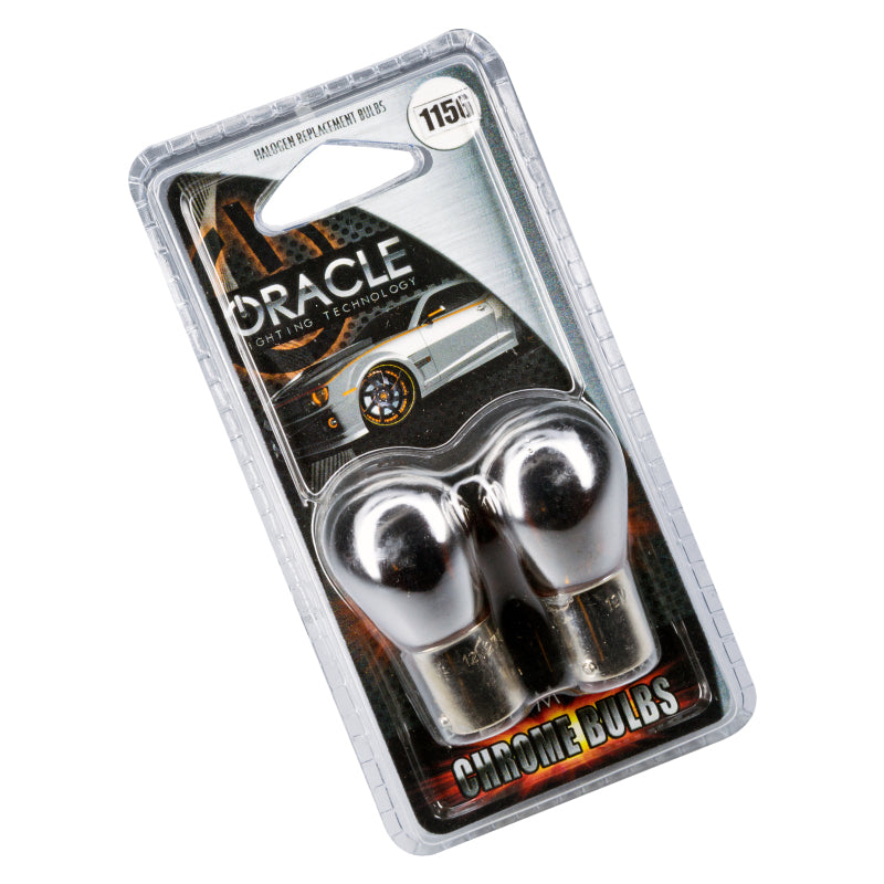 Oracle 1156 Chrome Bulbs (Pair) - Amber ORACLE Lighting Bulbs