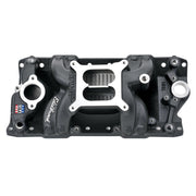 Edelbrock Intake Manifold RPM Air-Gap Small-Block Chevy 262-400 Black Edelbrock Intake Manifolds