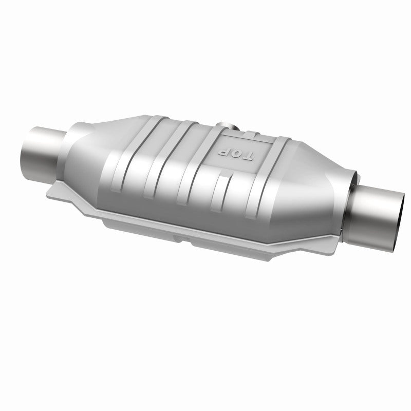 MagnaFlow Universal Catalytic Converter 2.5 Midbed O2 CA OBDII Ul Magnaflow Catalytic Converter Universal