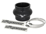aFe Magnum FORCE CAI Univ. Silicone Coupling Kit (2.75in. ID / 3in. L) Straight Coupler w/Hump - Blk aFe Air Intake Components