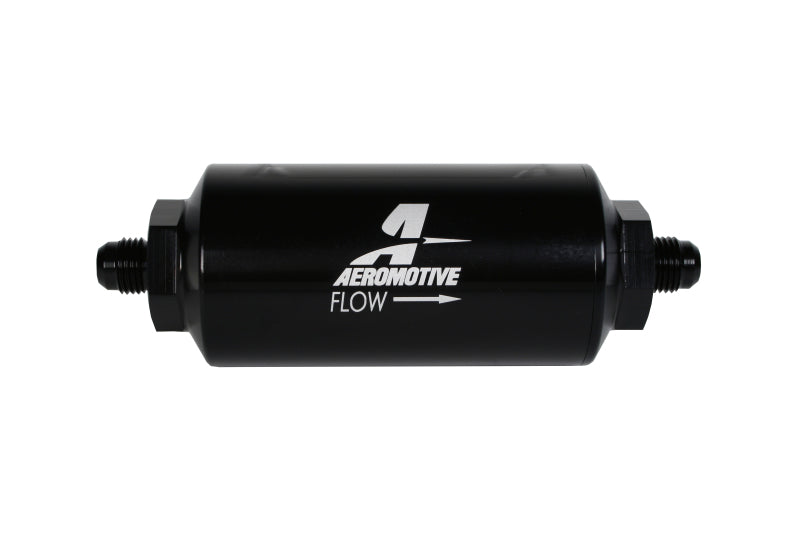 Aeromotive In-Line Filter - (AN-06 Male) 100 Micron Stainless Steel Element Aeromotive Fuel Filters