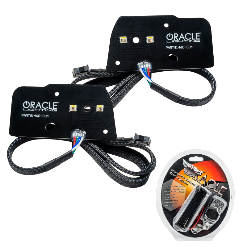 Oracle 21-22 Ford F-150 ColorSHIFT RGB+W Headlight DRL Upgrade Kit w/ RF Controller ORACLE Lighting Headlights