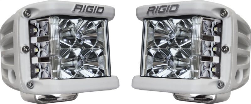 Rigid Industries D-SS - Flood - Set of 2 - White Housing Rigid Industries Light Bars & Cubes