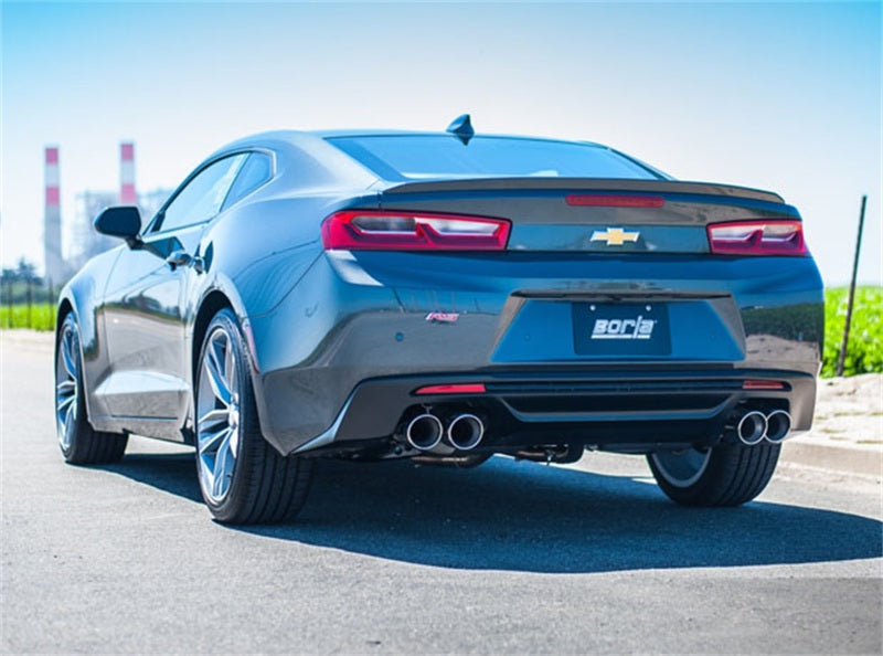 Borla 2016 Chevy Camaro V6 AT/MT S-Type Rear Section Exhaust w/o Dual Mode Valves Borla Axle Back