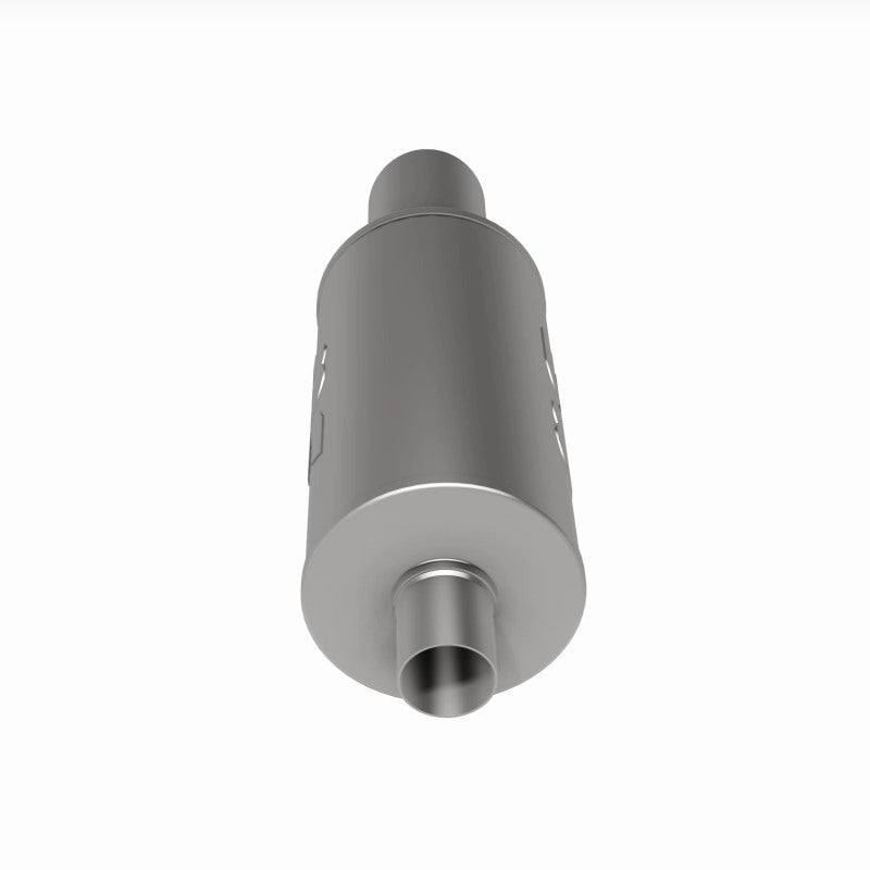 MagnaFlow Muffler W/Tip Mag SS 14X7X7 2.25/4. Magnaflow Muffler