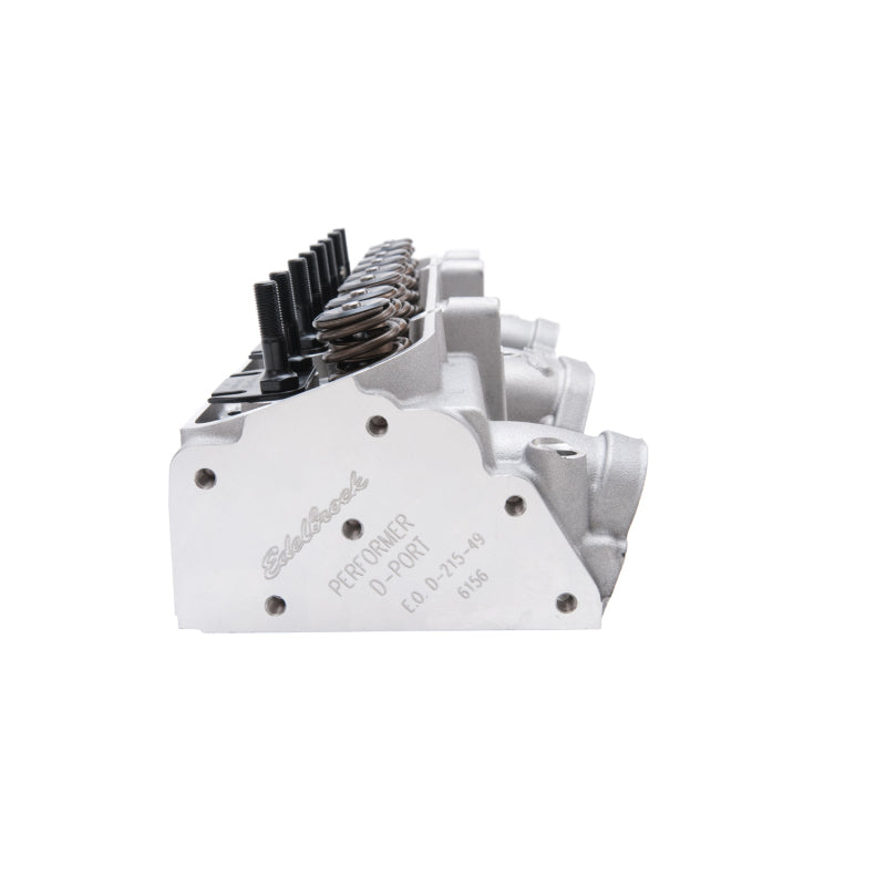 Edelbrock Cylinder Head Pontiac Performer D-Port 87cc Chambers for Hydraulic Roller Cam Complete Edelbrock Heads