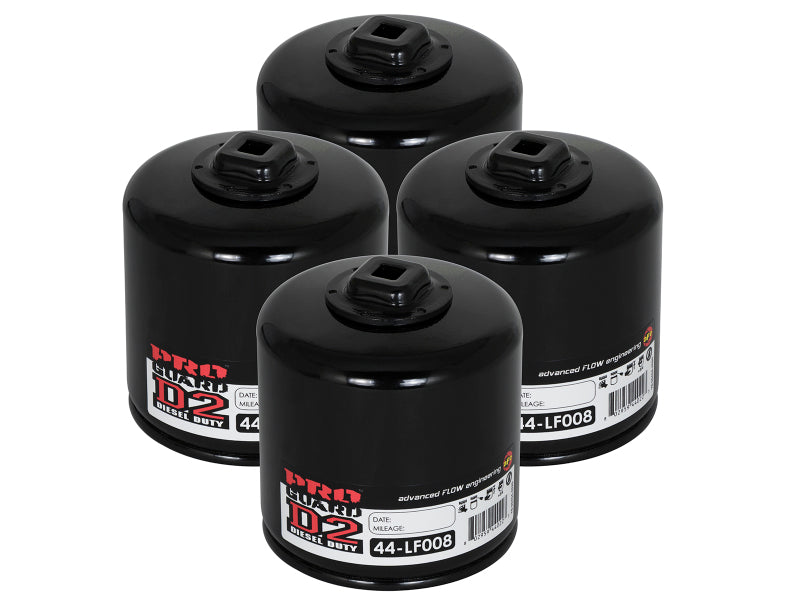 aFe Pro GUARD D2 Oil Filter 93-11 Ford Gas Trucks V8 4.6L/5.4L/5.8L (4 Pack) aFe Oil Filters