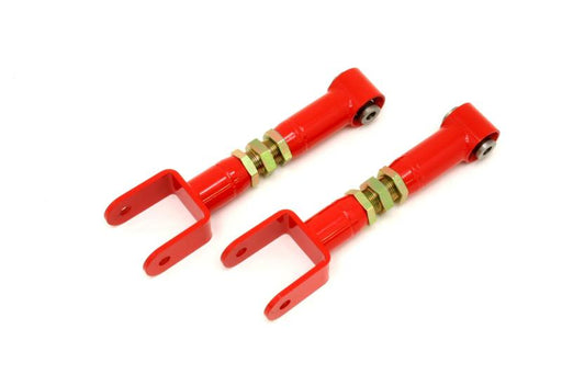 BMR 78-87 G-Body Upper Control Arms On-Car Adj. w/ Spherical Bearings - Red BMR Suspension Control Arms
