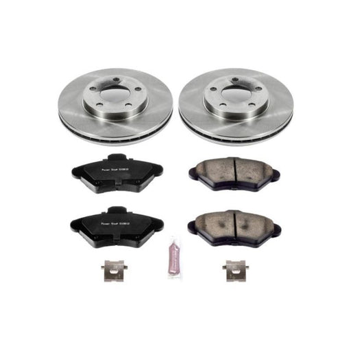 Power Stop 94-98 Ford Mustang Front Autospecialty Brake Kit PowerStop Brake Kits - OE