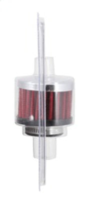 K&N 1in Flange ID x 2in OD x 1.5 inch H Rubber Base Crankcase Vent Filter K&N Engineering Air Filters - Universal Fit