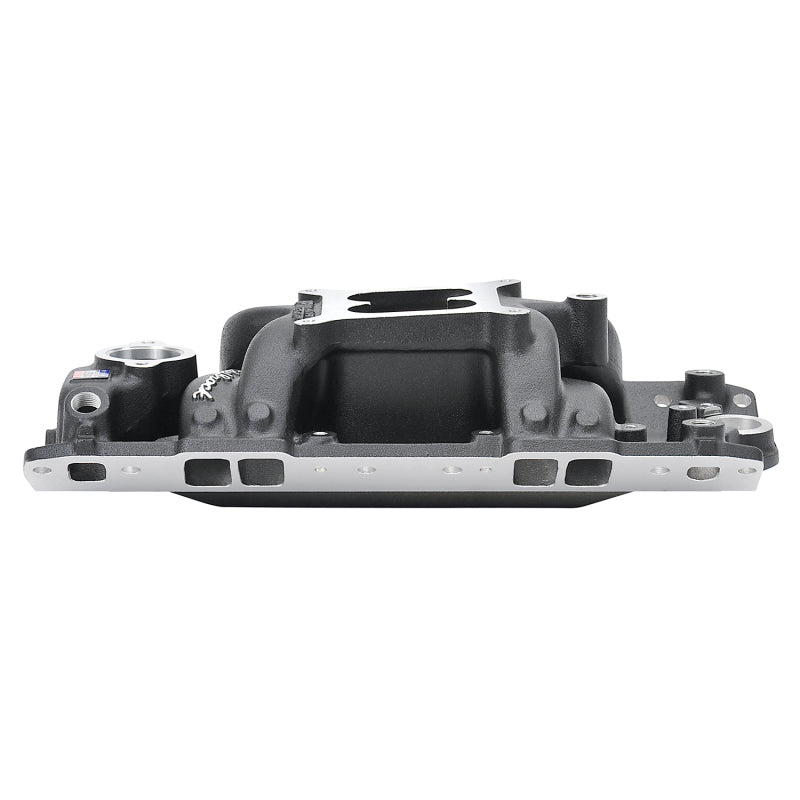 Edelbrock Intake Manifold RPM Air-Gap Small-Block Chevy 262-400 Black Edelbrock Intake Manifolds
