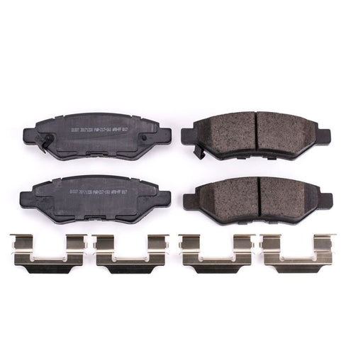 Power Stop 08-14 Cadillac CTS Rear Z17 Evolution Ceramic Brake Pads w/Hardware PowerStop Brake Pads - OE