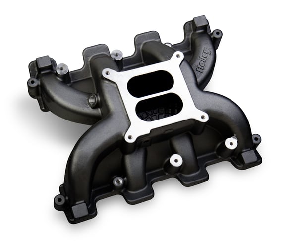 Holley Dual Plane Intake - GM LS1/LS2/LS6 - Black 300-130BK HOLLEY Autoparts