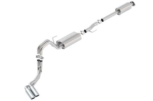 Borla 15-16 Ford F-150 3.5L EcoBoost Ext. Cab Std. Bed Catback Exhaust S-Type Truck Side Exit Borla Catback