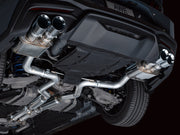 AWE 2024 Ford Mustang GT Fastback S650 RWD SwitchPath Cat-Back Exhaust w/ Quad Chrome Silver Tips AWE Tuning Catback