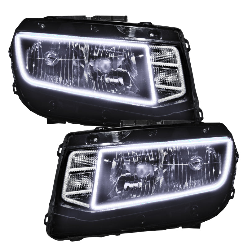 Oracle Chevrolet Camaro Non-RS 14-15 LED Halo Kit Square Style - White ORACLE Lighting Headlights