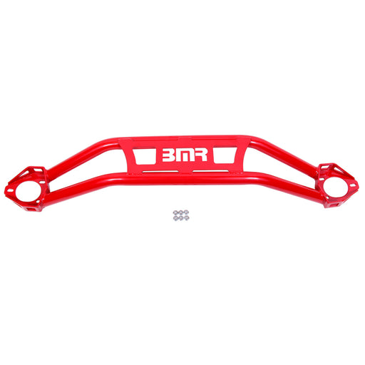 BMR 08-18 Dodge Challenger Front Strut Tower Brace - Red (Twin Tube Design) BMR Suspension Strut Bars