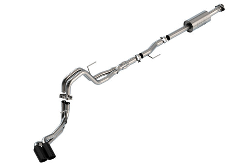 Borla F-150 2021 5.0L 4dr CC SB EC STB Lariat/KR/Platnm/LTD 3/2.25 DSE Cat-Back ATAK Black CHR Tips Borla Catback